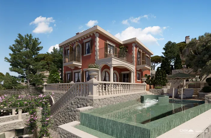 Luxury Seafront Villa Lustica